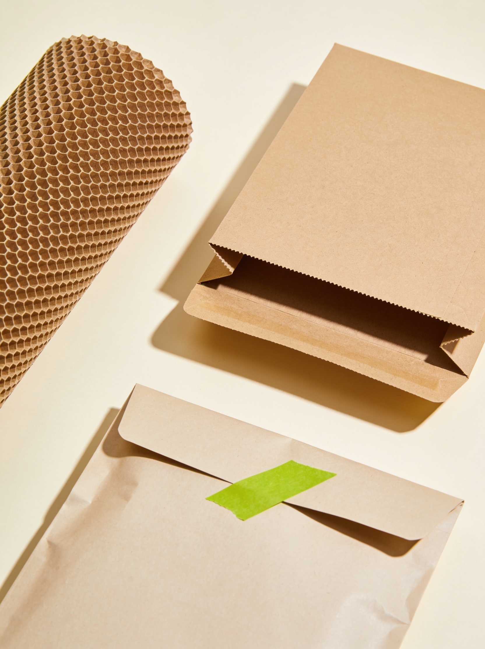 Sustainable recycled packaging materials and mailers